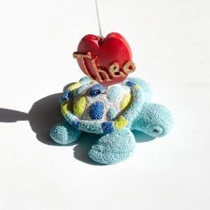 Theo Christmas Tree Ornament, Heart ornament, online store,