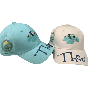 Theo Turtle Baseball Caps, theo the turtle, online store, sea turtle hats,