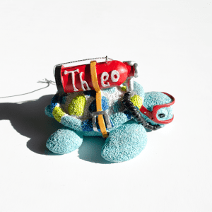 Theo the Turtle, Scuba ornament, online sales,